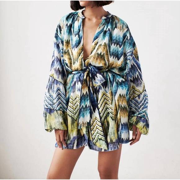 NEW CHUFY pia mini dress in calvi blue - Picture 1 of 3